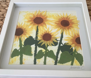 Amanda, Sunflowers, paper.jpeg